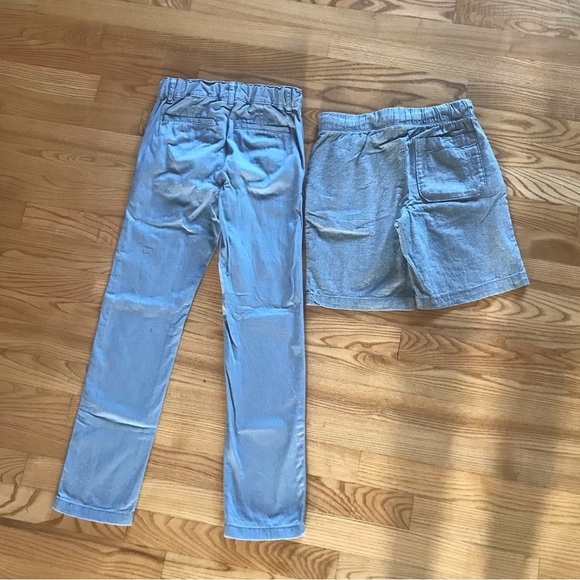 Boys size 8 gray shorts pants lot dress medium old navy Childrens place slim - Picture 6 of 7